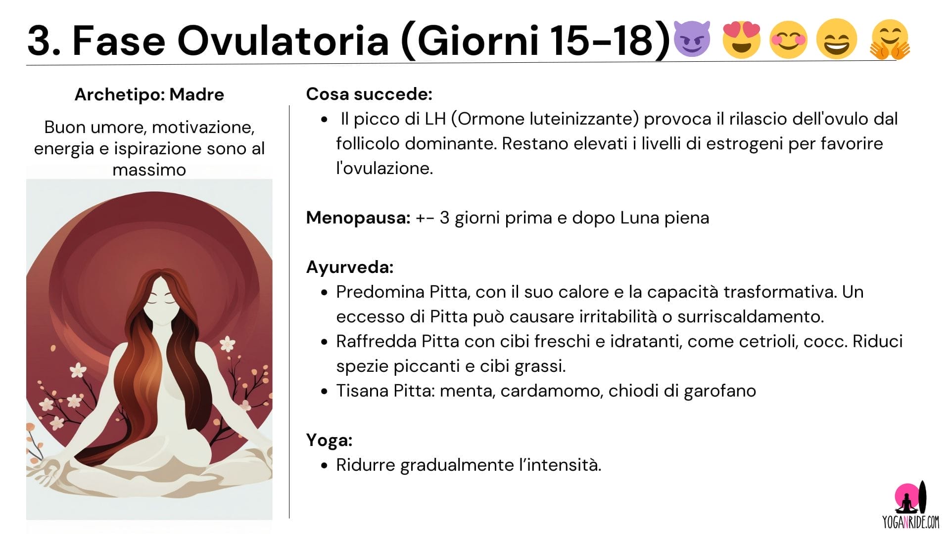 Fase Ovulatoria infografica